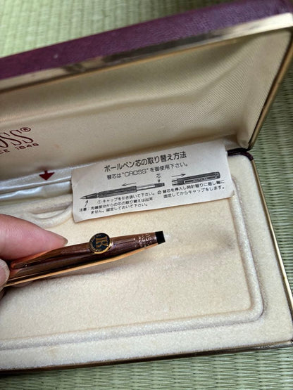 Casio Cross Pen Rose Gold Color