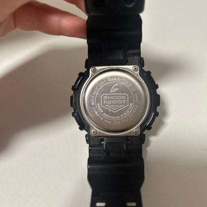 Casio G-Shock Digital Shock-Resistant Watch Black and Orange — Japan Import