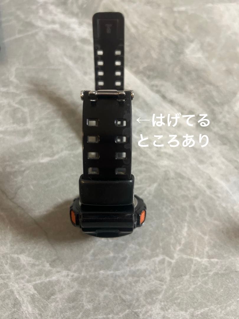 Casio G-Shock Digital Shock-Resistant Watch Black and Orange — Japan Import