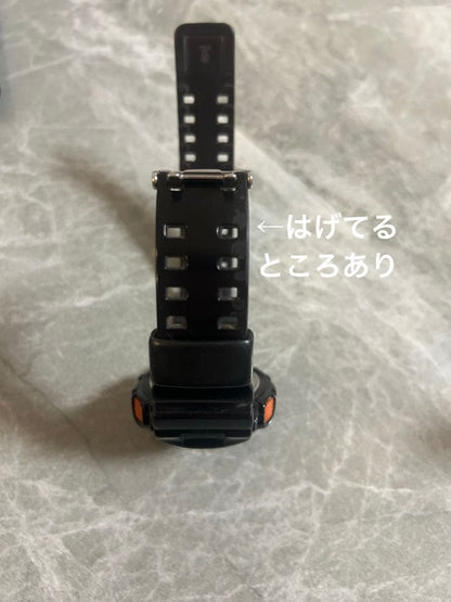 Casio G-Shock Digital Shock-Resistant Watch Black and Orange — Japan Import