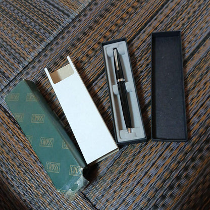 Crosso Black Ballpoint Pen with Logo, Boxed, Event Commemorative — Japan Import