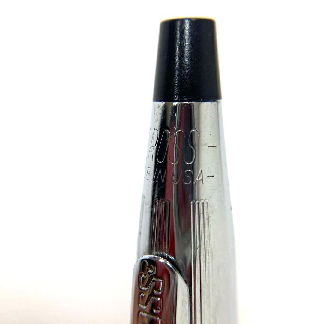 CROSS Twist Ballpoint Pen Silver Genuine Japan Import