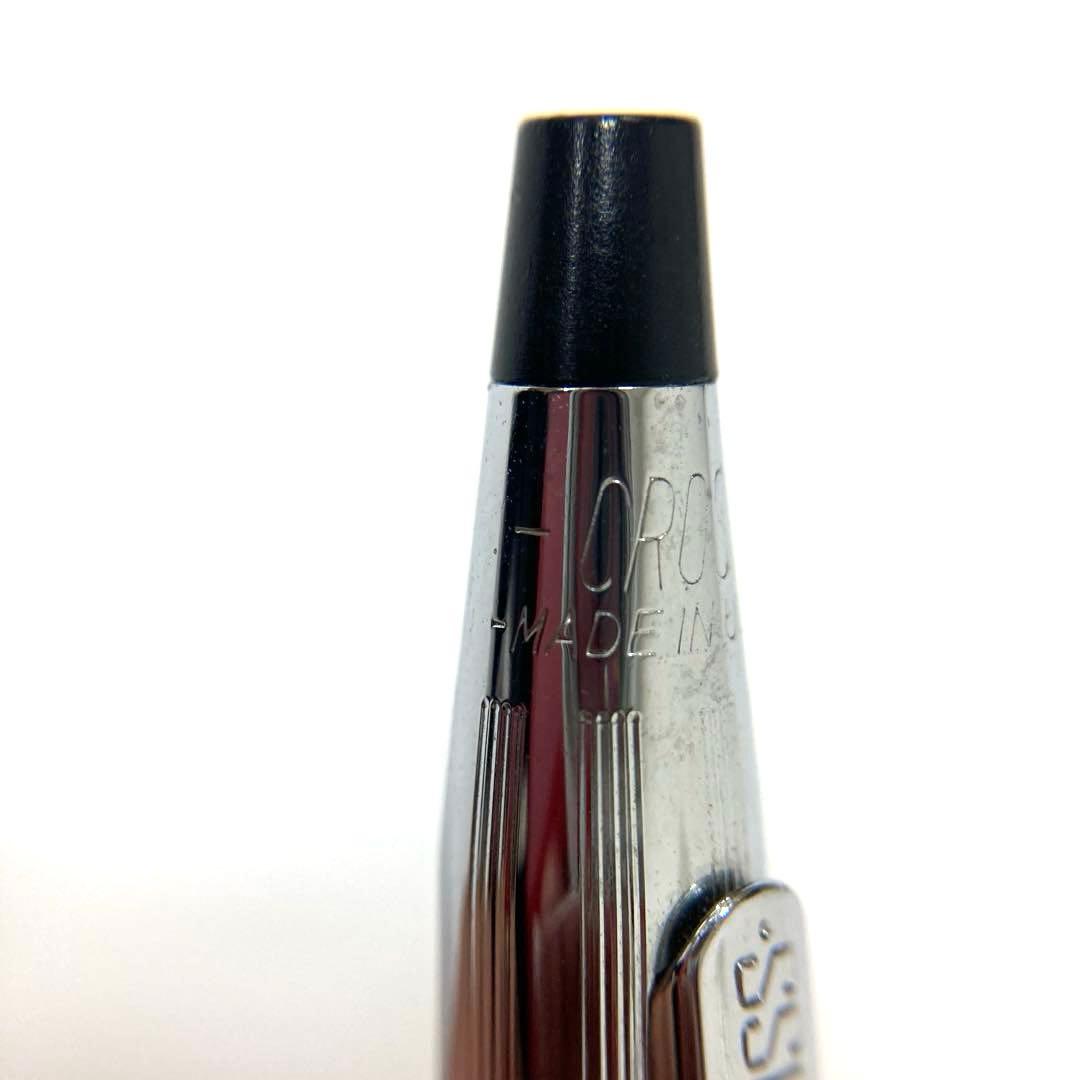 CROSS Twist Ballpoint Pen Silver Genuine Japan Import