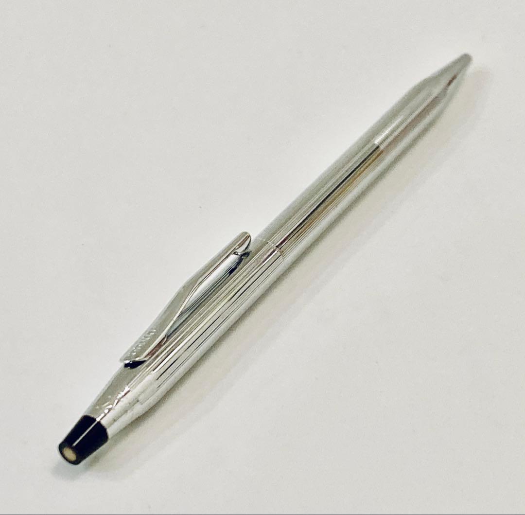 Cross Classic Century Glossy Chrome Ballpoint Pen — Japan Import