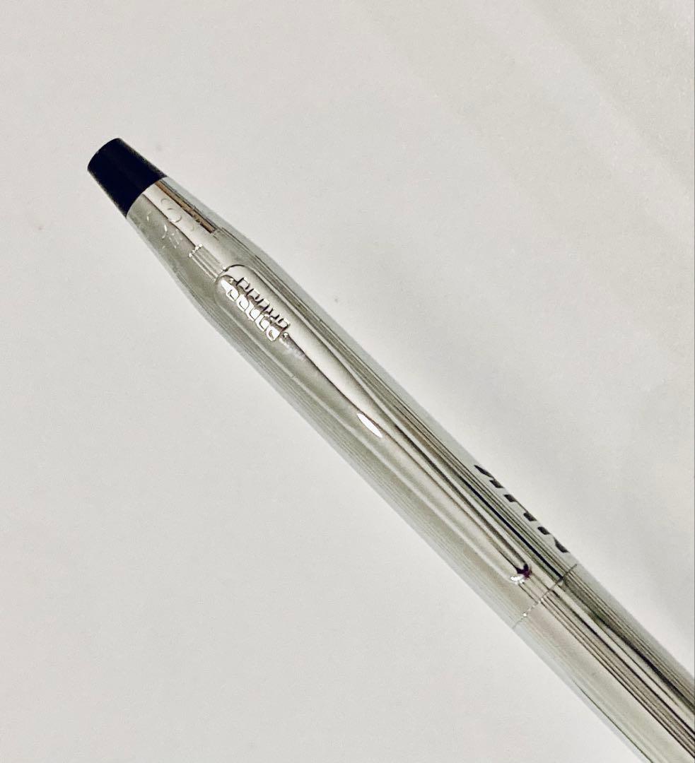 Cross Classic Century Glossy Chrome Ballpoint Pen — Japan Import