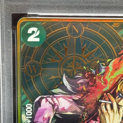 One Piece Monkey D. Luffy OP05-030 rare card graded PSA10 in Japanese, single collectible card