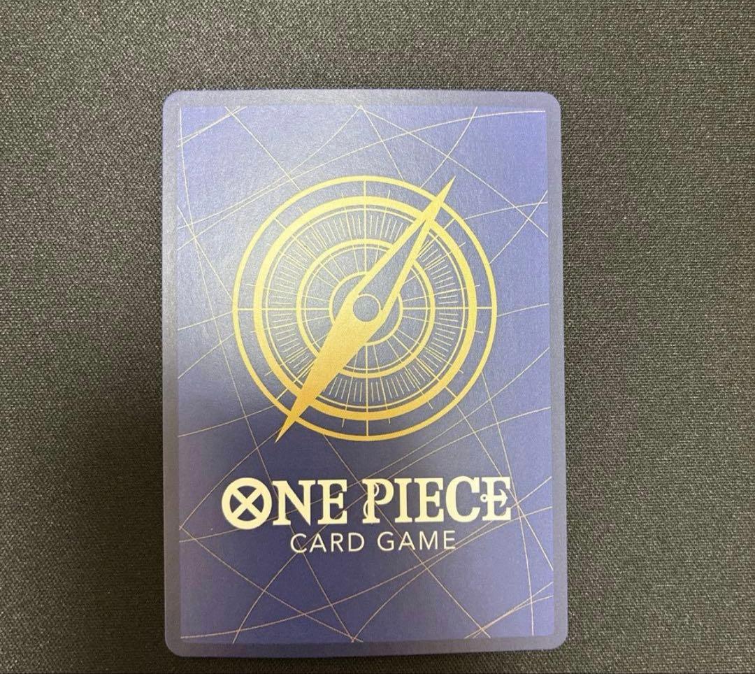 One Piece Girl P-096 collectible card in protective sleeve showing character illustration