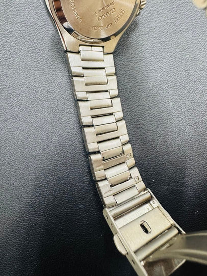 Casio Men's Quartz Silver Watch with Date and Day — Japan Import