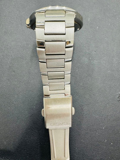 Casio Men's Quartz Silver Watch with Date and Day — Japan Import