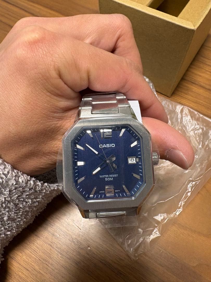 Casio MTP-B195D-2A Series Metal Watch with Blue Dial — Japan Import
