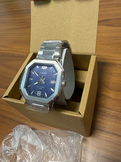Casio MTP-B195D-2A Series Metal Watch with Blue Dial — Japan Import