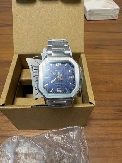 Casio MTP-B195D-2A Series Metal Watch with Blue Dial — Japan Import