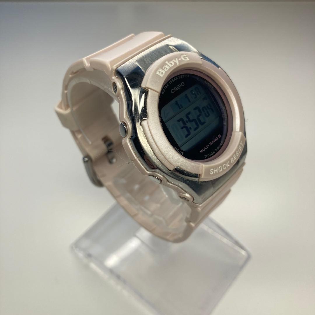 Casio Baby-G Radio Wave Solar Watch Used Pink