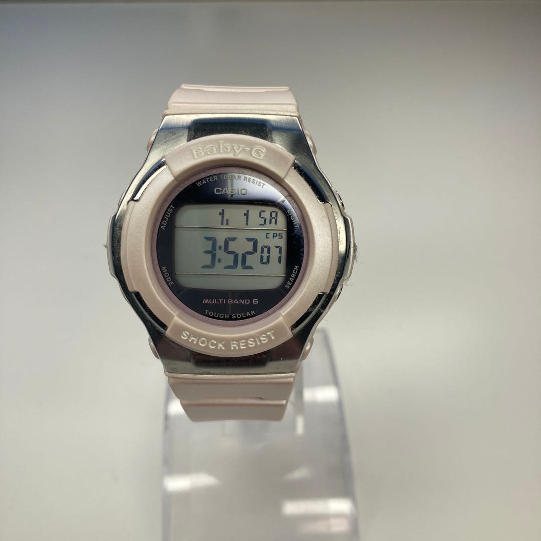 Casio Baby-G Radio Wave Solar Watch Used Pink