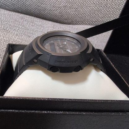 Casio G-Shock AW-500BB-1EJ Retro Analog-Digital Watch with Black Band — Japan Import