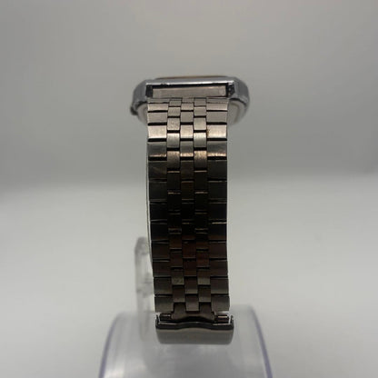 Casio MQ-303 Vintage Square Quartz Watch with Genuine Silver Dial and Stainless Steel Band — Japan Import