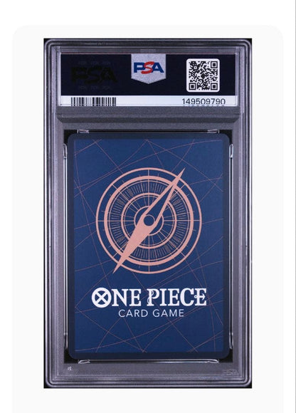 One Piece Card Game Divine Departure PSA 10 grade alternate art single card from 2024 OP10 set Japan import