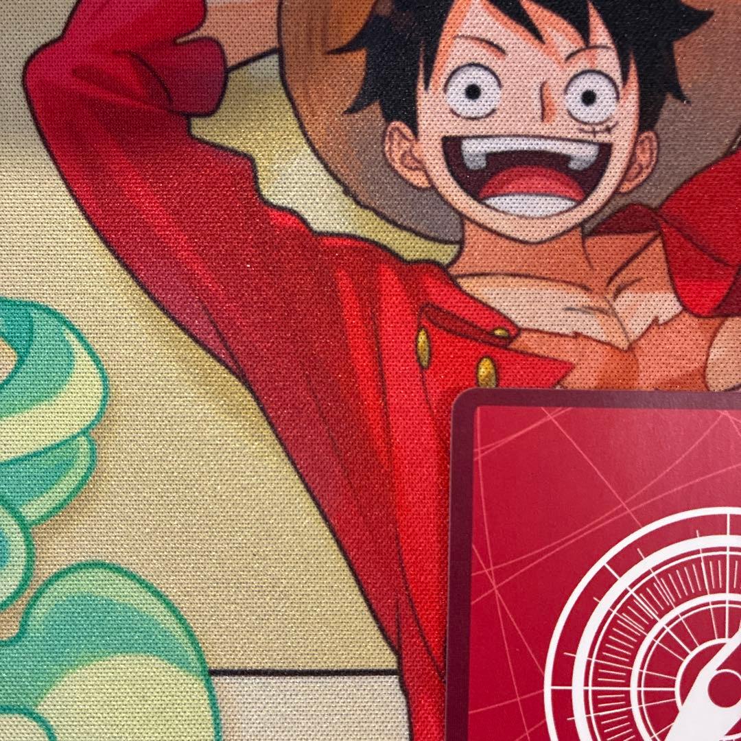 One Piece Monkey D. Luffy Leader Parallel Japanese trading card featuring authentic artwork