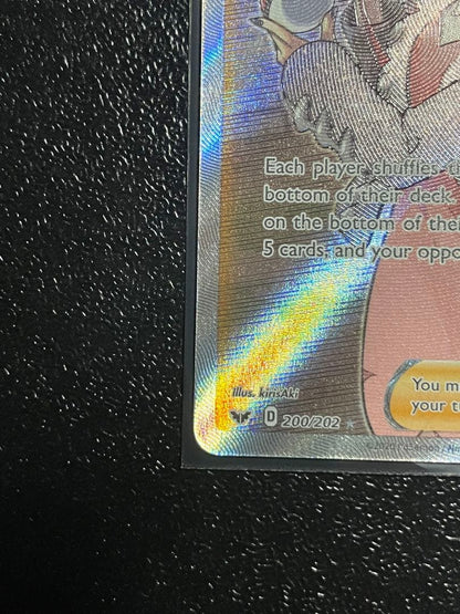 English Pokemon Card Mary Shield SR collectible game card in near mint condition