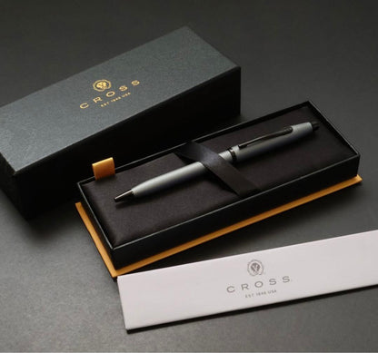 Cross Ballpoint Pen Model 5031 Silver and Black - Japan Import