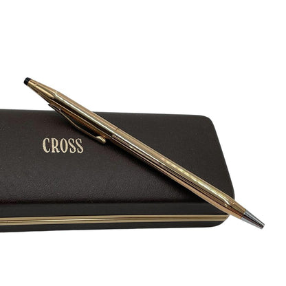 Cross Classic Century Gold Plated Ballpoint Pen with Case Japan Import