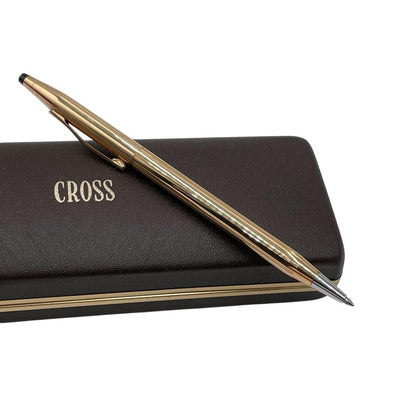 Cross Classic Century Gold Plated Ballpoint Pen with Case Japan Import