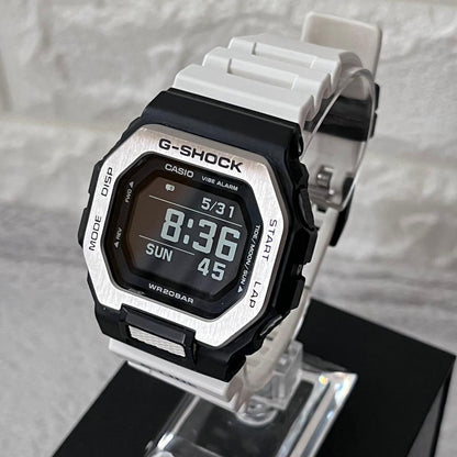 Casio G-Shock GBX-100 Sporty Watch with Silver Accents and Black White Colors — Japan Import