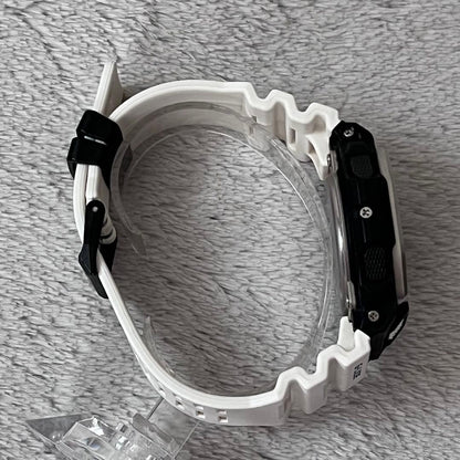 Casio G-Shock GBX-100 Sporty Watch with Silver Accents and Black White Colors — Japan Import