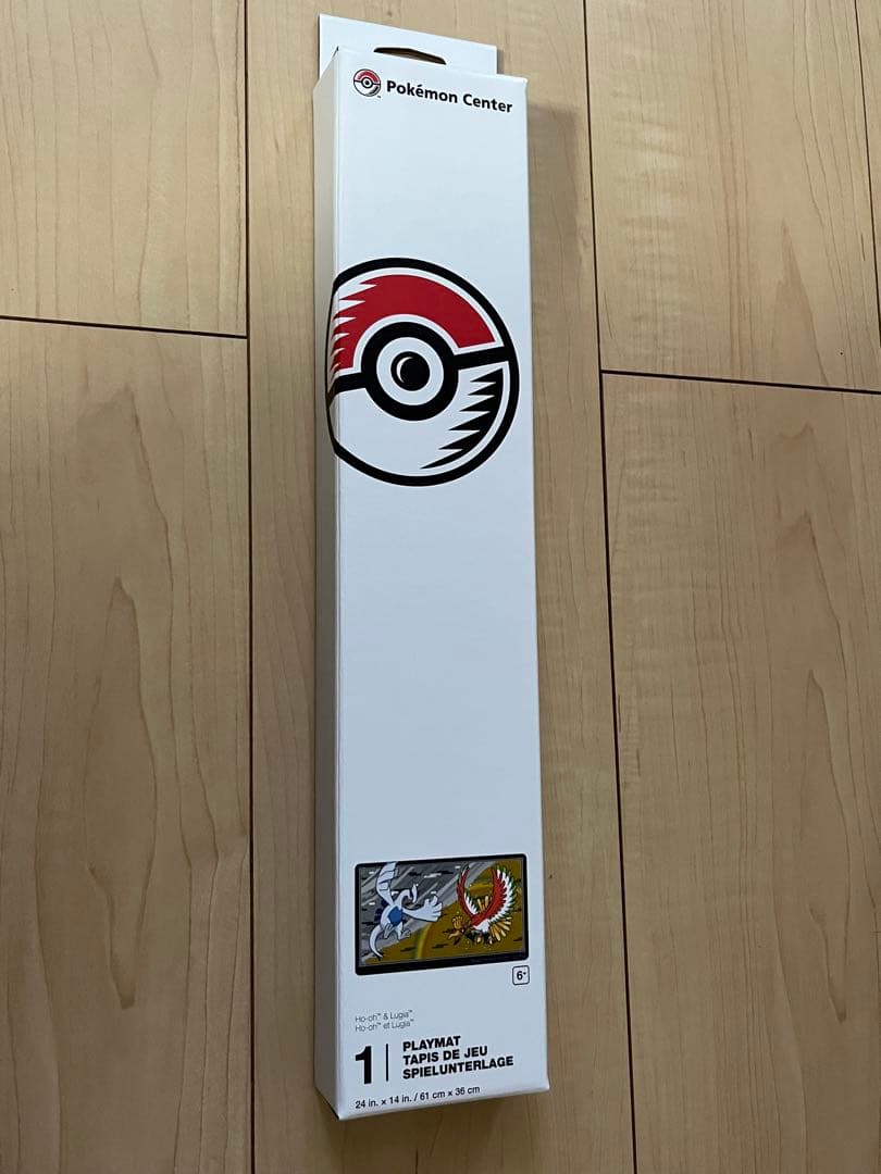Pokemon Center exclusive play mat featuring Lugia and Ho-Oh with Johto legendary design