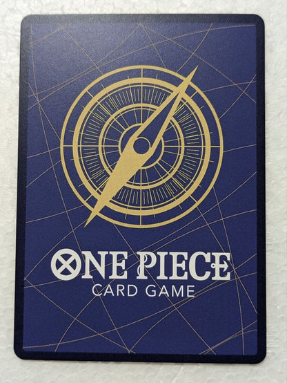 One Piece Monkey D. Luffy SR Parallel Card OP14-013 from the card game, stored in sleeves and loaders