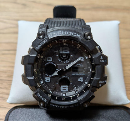 Casio G-Shock Mudmaster G-Showck GWG-100-1A8JF Solar Radio Watch
