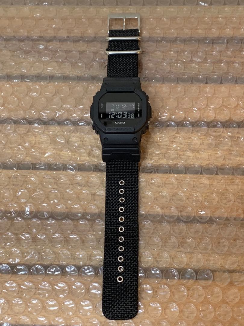 G-Shock Digital Watch Model CASIO 3229/3421 Black Resin Digital Display Japan Import