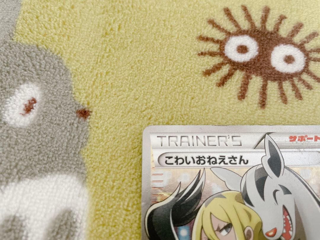 Pokémon Card Ghostly Sister SR Japan Import showing front with surface scuffing and small white spot on top back