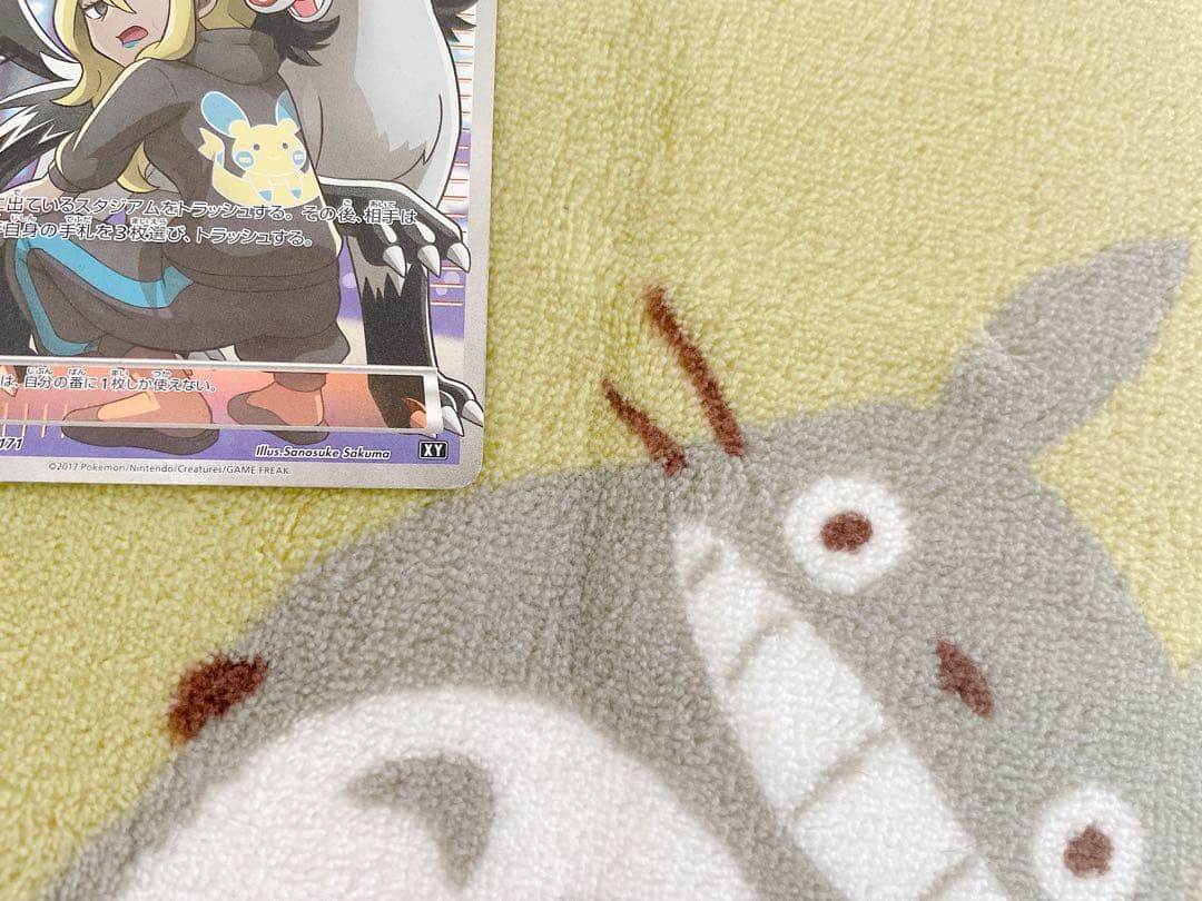 Pokémon Card Ghostly Sister SR Japan Import showing front with surface scuffing and small white spot on top back