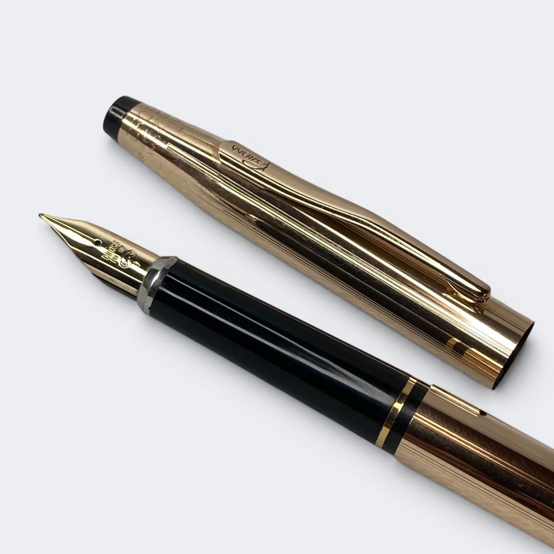 Cross Century 14K Gold Filled Fountain Pen USA Made Vintage Old Logo
