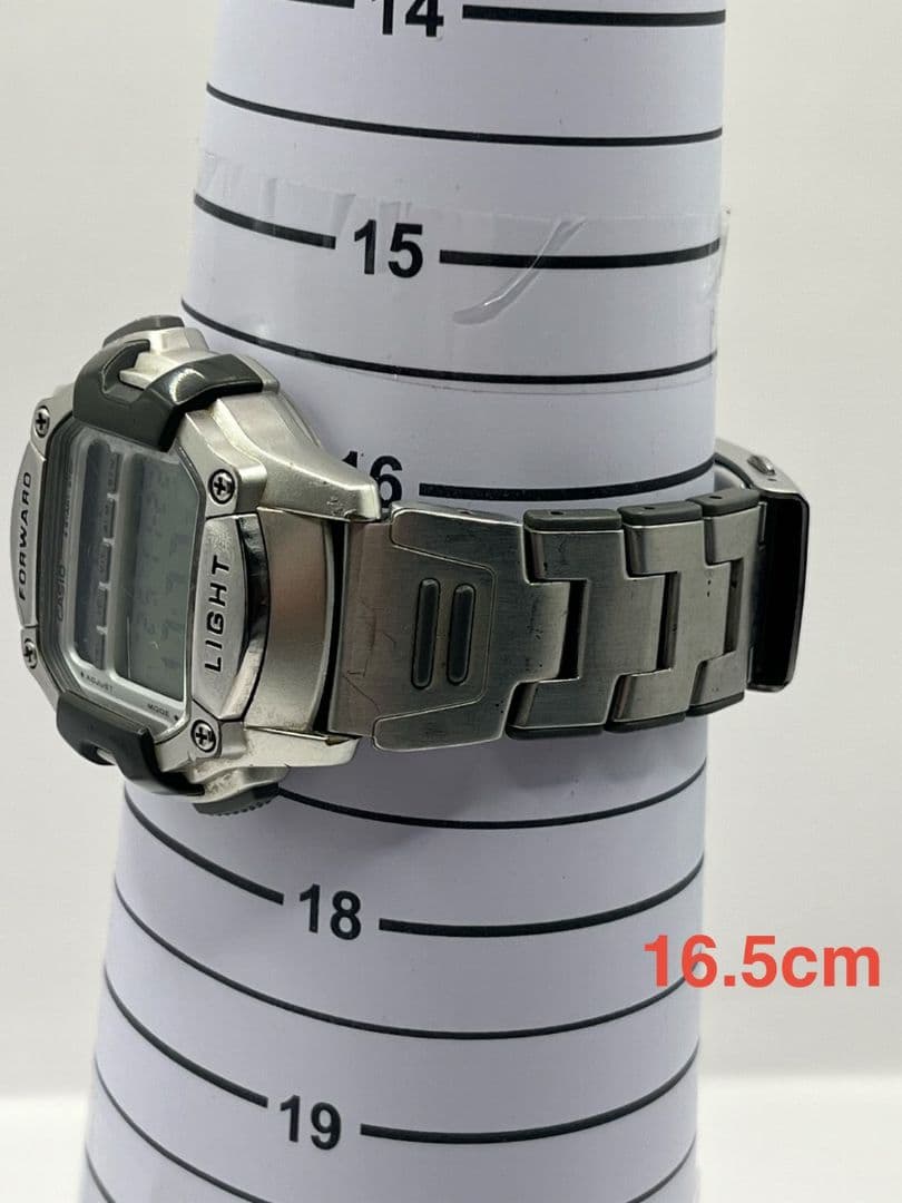 Casio GEO TRAIL Digital Watch with Metal Band Vintage