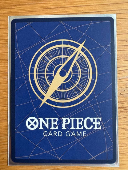 One Piece Card Game Rim SR Parallel OP09-037 collectible trading card with minor surface imperfections