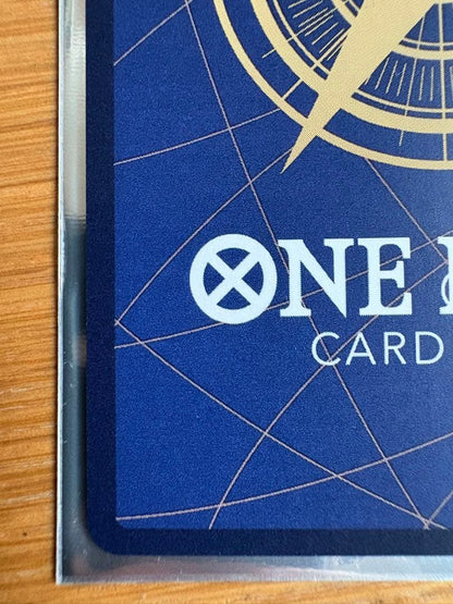 One Piece Card Game Rim SR Parallel OP09-037 collectible trading card with minor surface imperfections