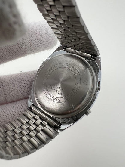 Casio Vintage 1980s Digital Watch Model 106 S001 with Adjustable Band — Japan Import