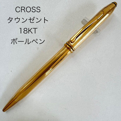 Cross Towntzen 18KT Gold Ballpoint Pen — Japan Import