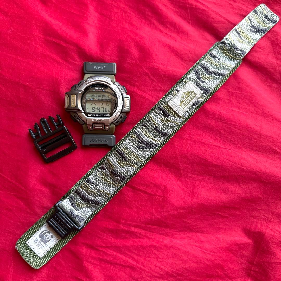 Casio PROTREK PRT-60WWJ Limited Edition Turtle WWF Camouflage Watch