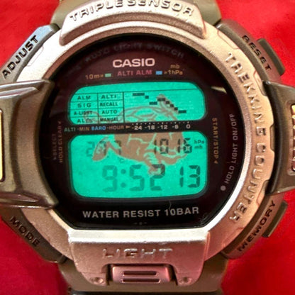 Casio PROTREK PRT-60WWJ Limited Edition Turtle WWF Camouflage Watch