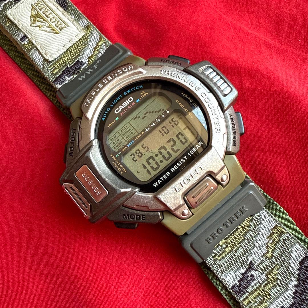 Casio PROTREK PRT-60WWJ Limited Edition Turtle WWF Camouflage Watch