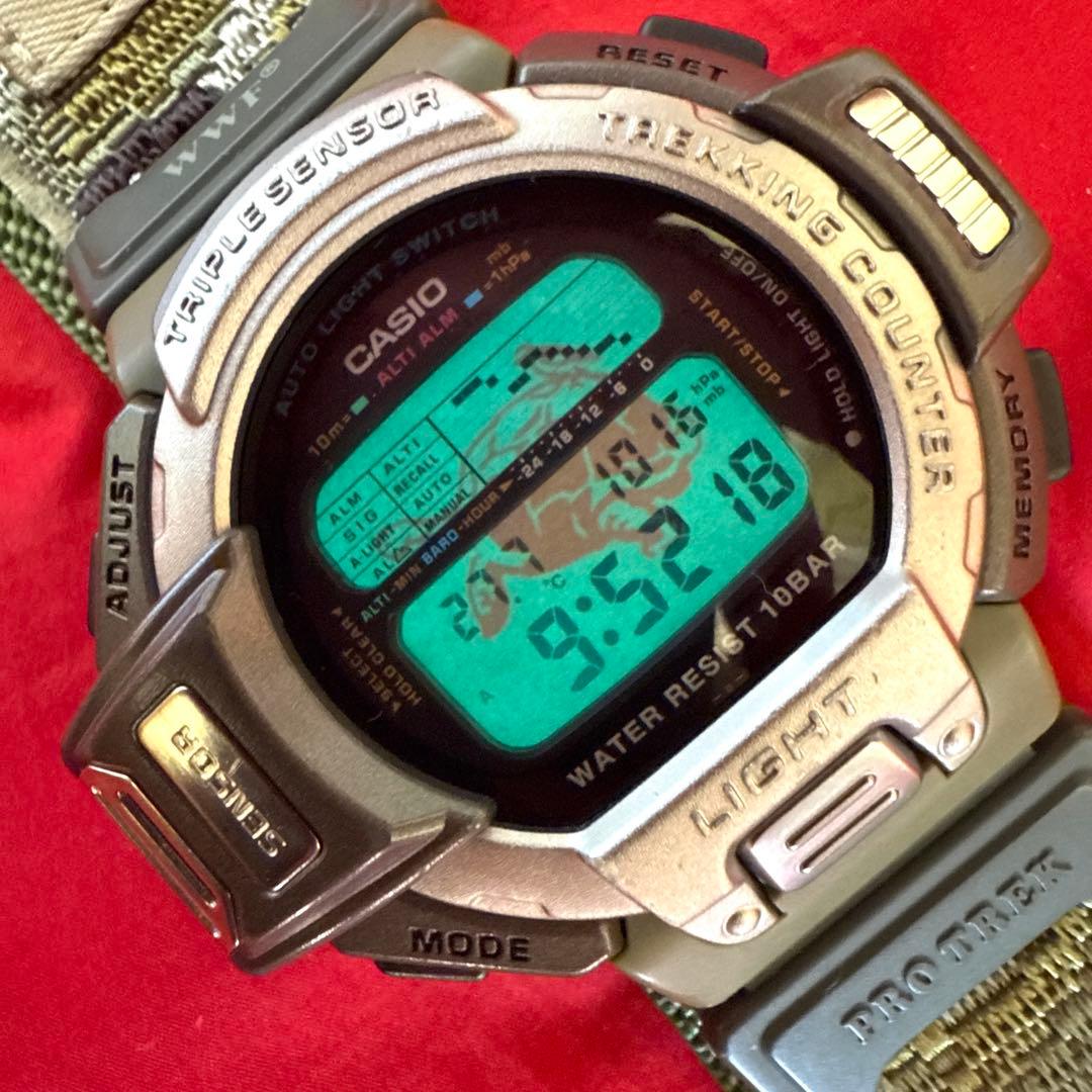 Casio PROTREK PRT-60WWJ Limited Edition Turtle WWF Camouflage Watch
