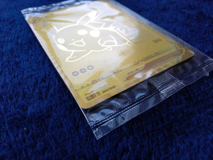 Unopened Pokemon Pikachu V 25th Anniversary Golden Box S8a-G promotional card in mint condition
