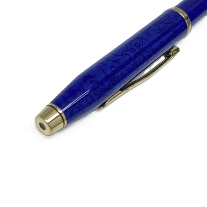 CROSS Century Blue Marble Twist Pen with Blue Ink
