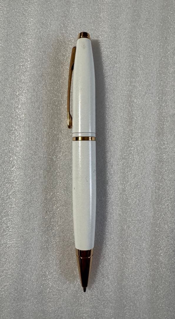 Cross White and Gold Heavy Barrel Pen