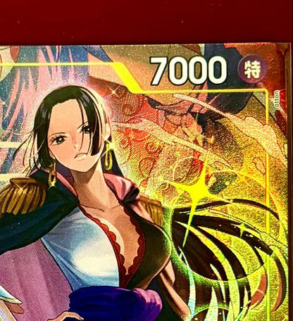 One Piece Boahancock PRB02-017 trading card with cost 5 and power 7000, Japan import