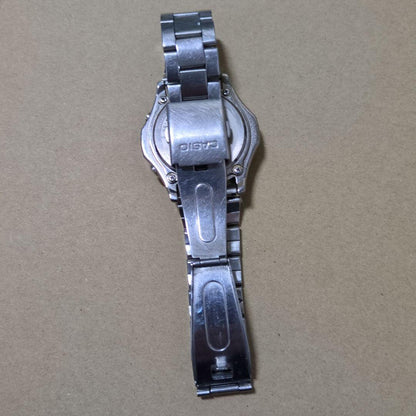 Casio Analogue Radio Wave Solar Watch Silver Model with Date Display — Japan Import