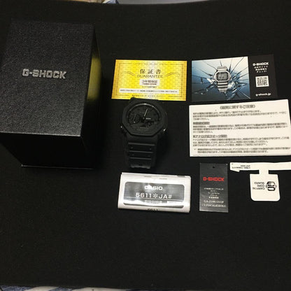 Casio G-Shock Octagon Dial GA-2100-1A1JF Watch with Resin and Silicone Band — Japan Import